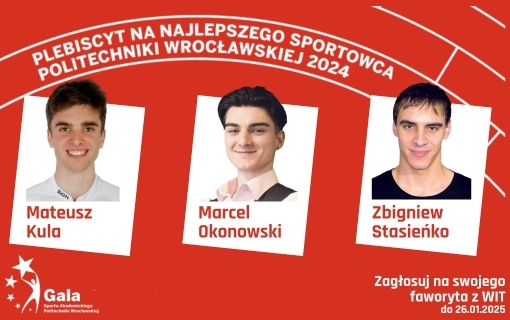 Sportowcy z WIT nominowani! Zagłosuj na swojego faworyta!